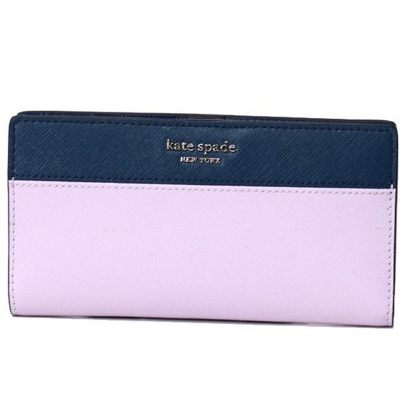 kate spade purple and blue wallet